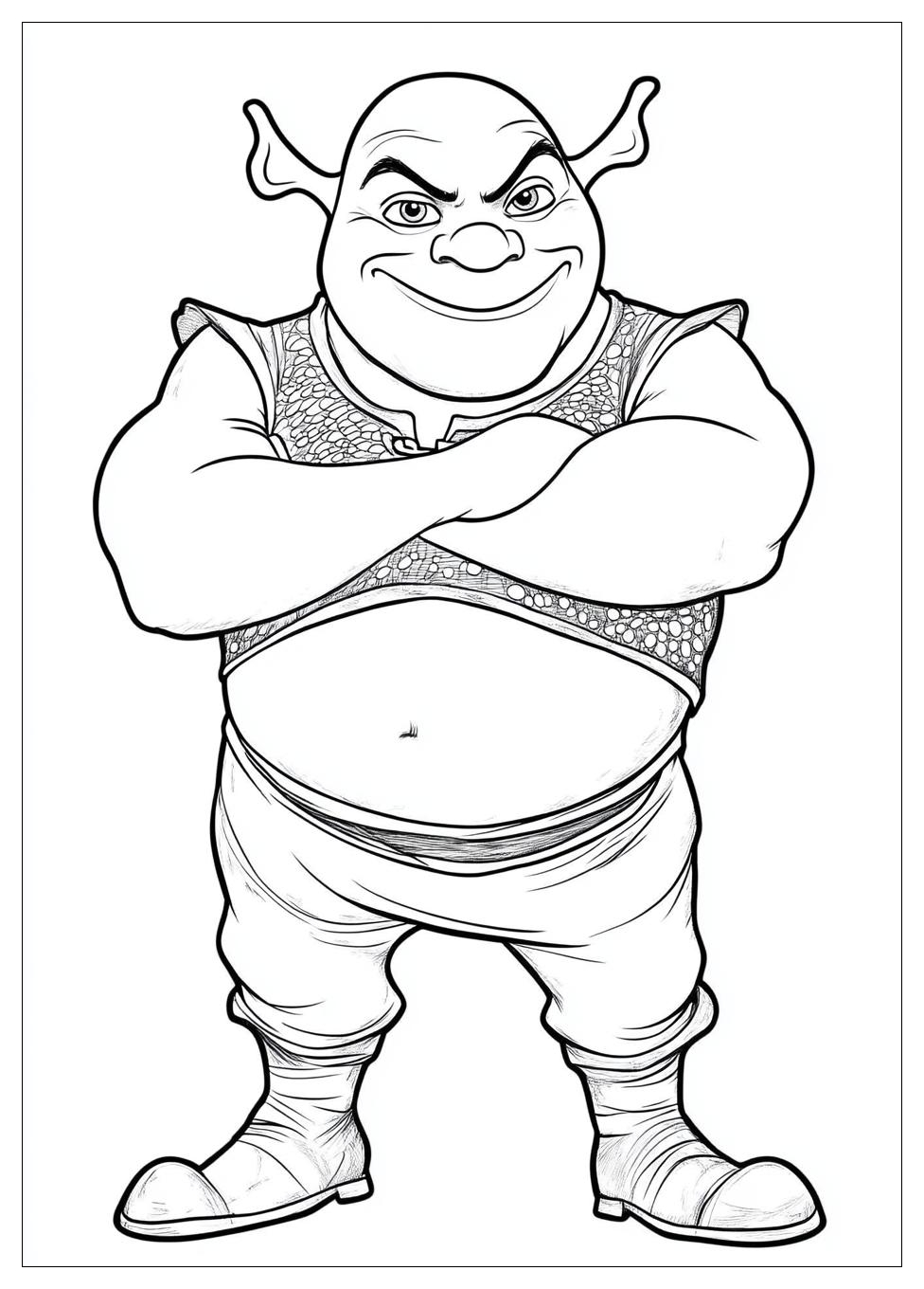 Shrek Coloring Pages-4