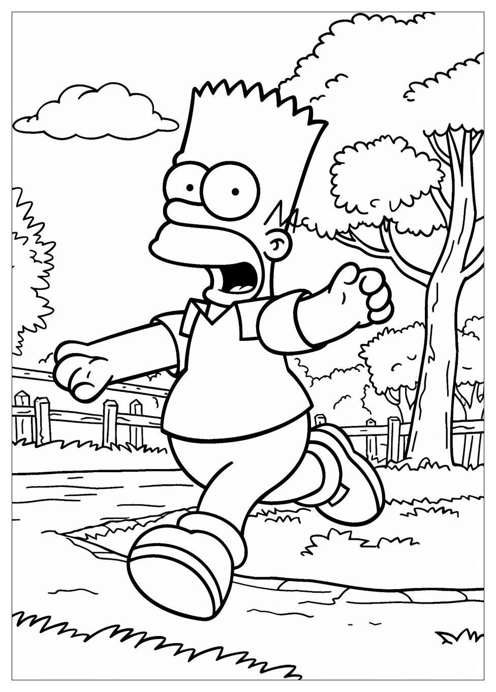 Simpsons Coloring Pages-10