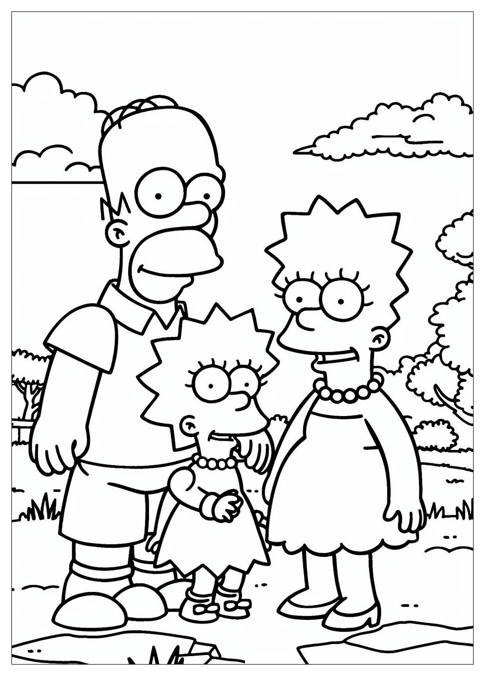 Simpsons Coloring Pages-11