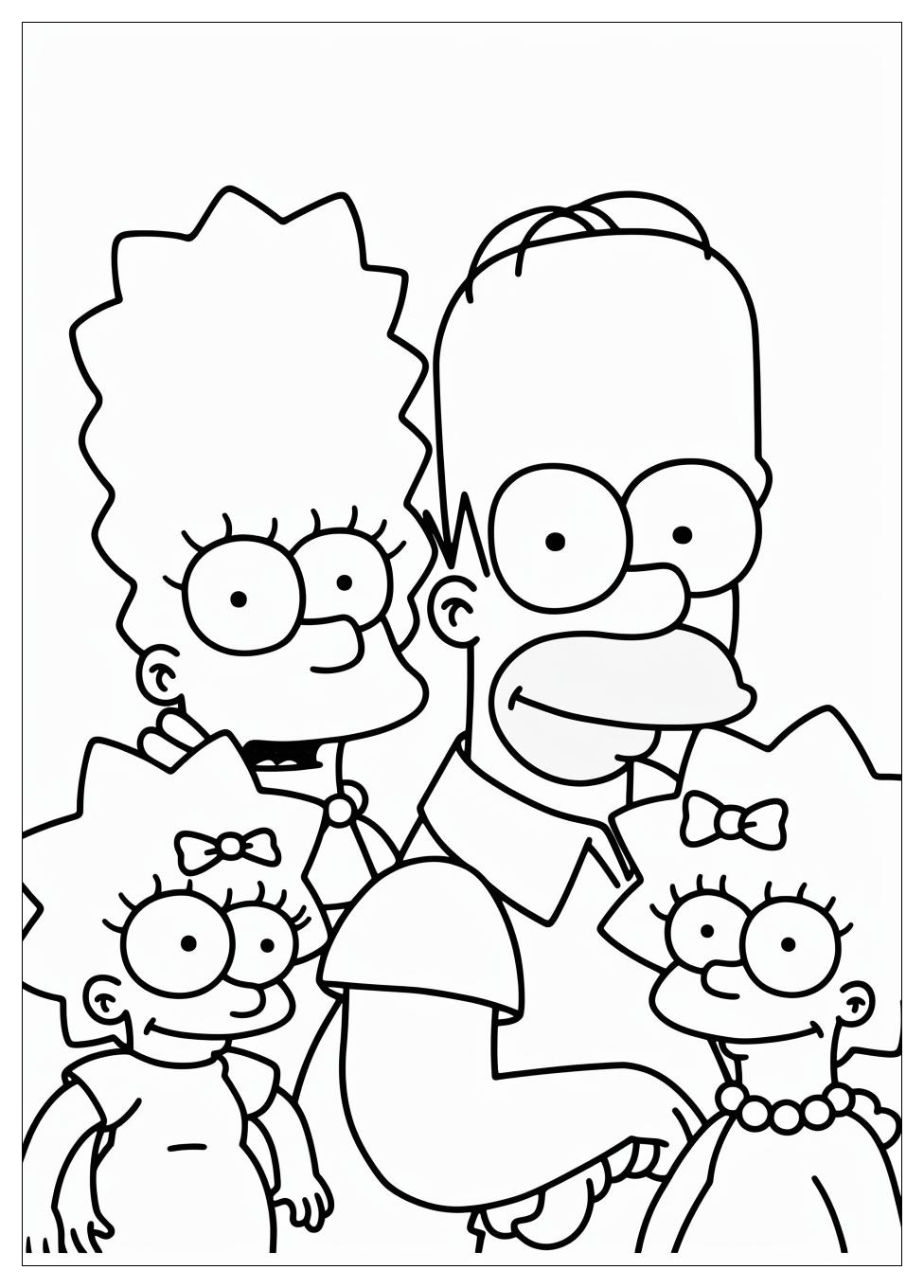 Simpsons Coloring Pages-12
