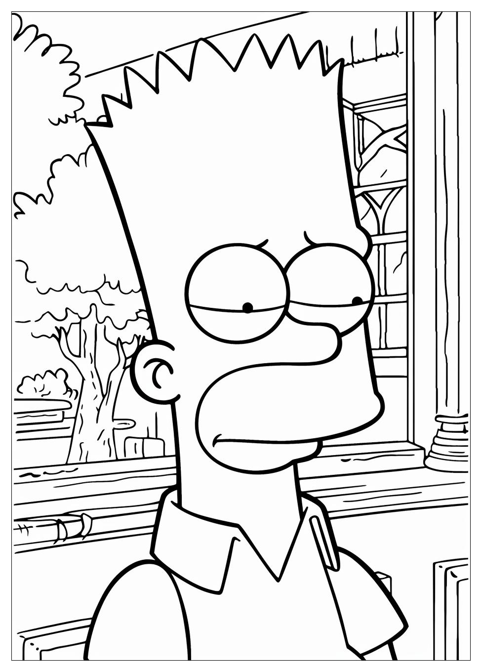 Simpsons Coloring Pages-13