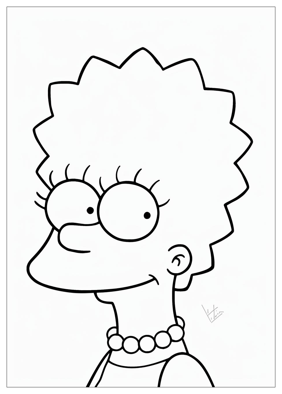 Simpsons Coloring Pages-15