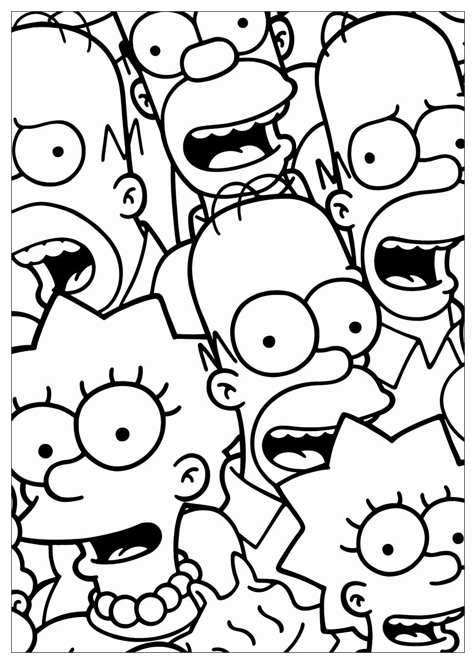 Simpsons Coloring Pages-16