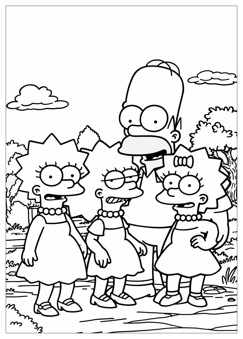 Simpsons Coloring Pages-18