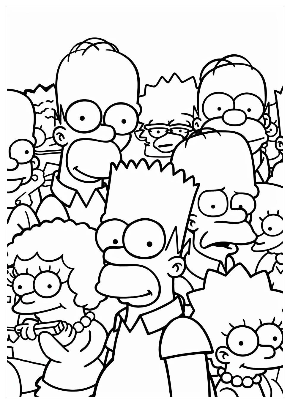 Simpsons Coloring Pages-19