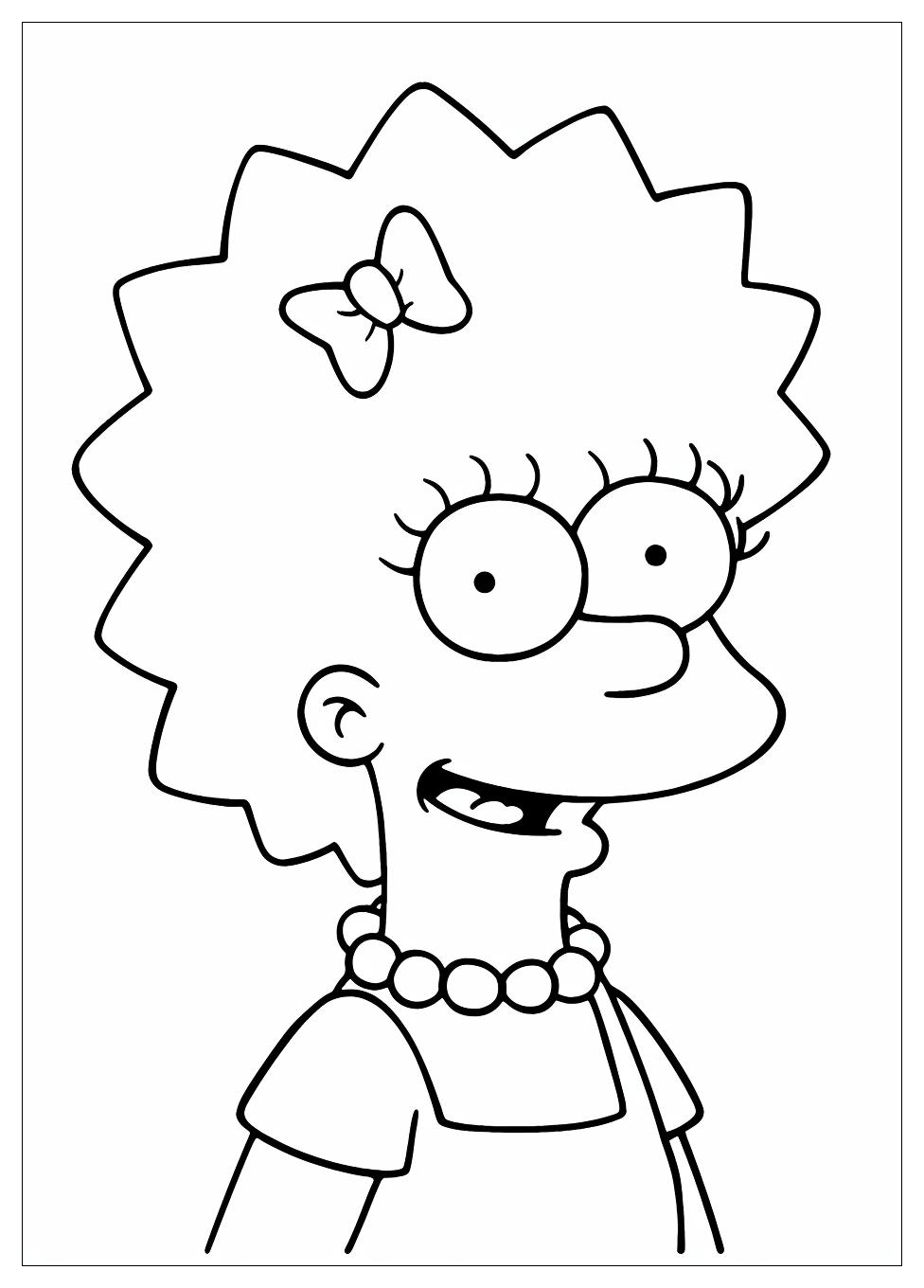 Simpsons Coloring Pages-4