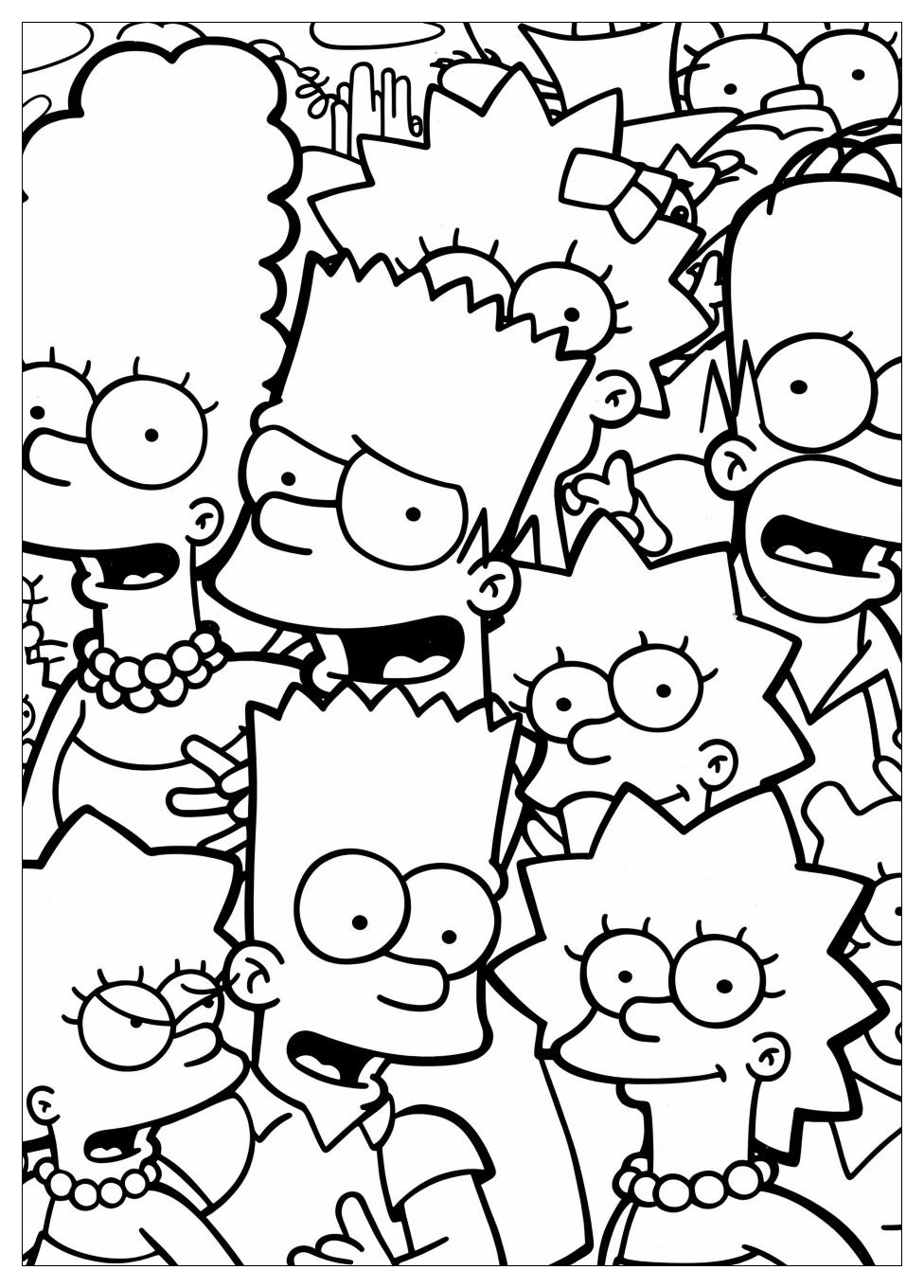 Simpsons Coloring Pages-5