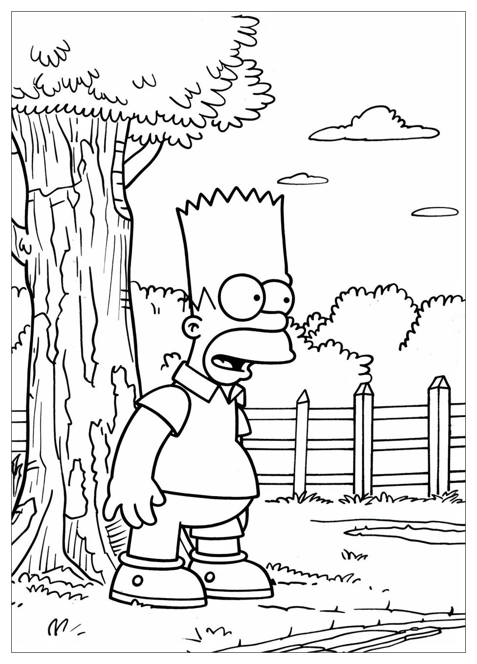 Simpsons Coloring Pages-6