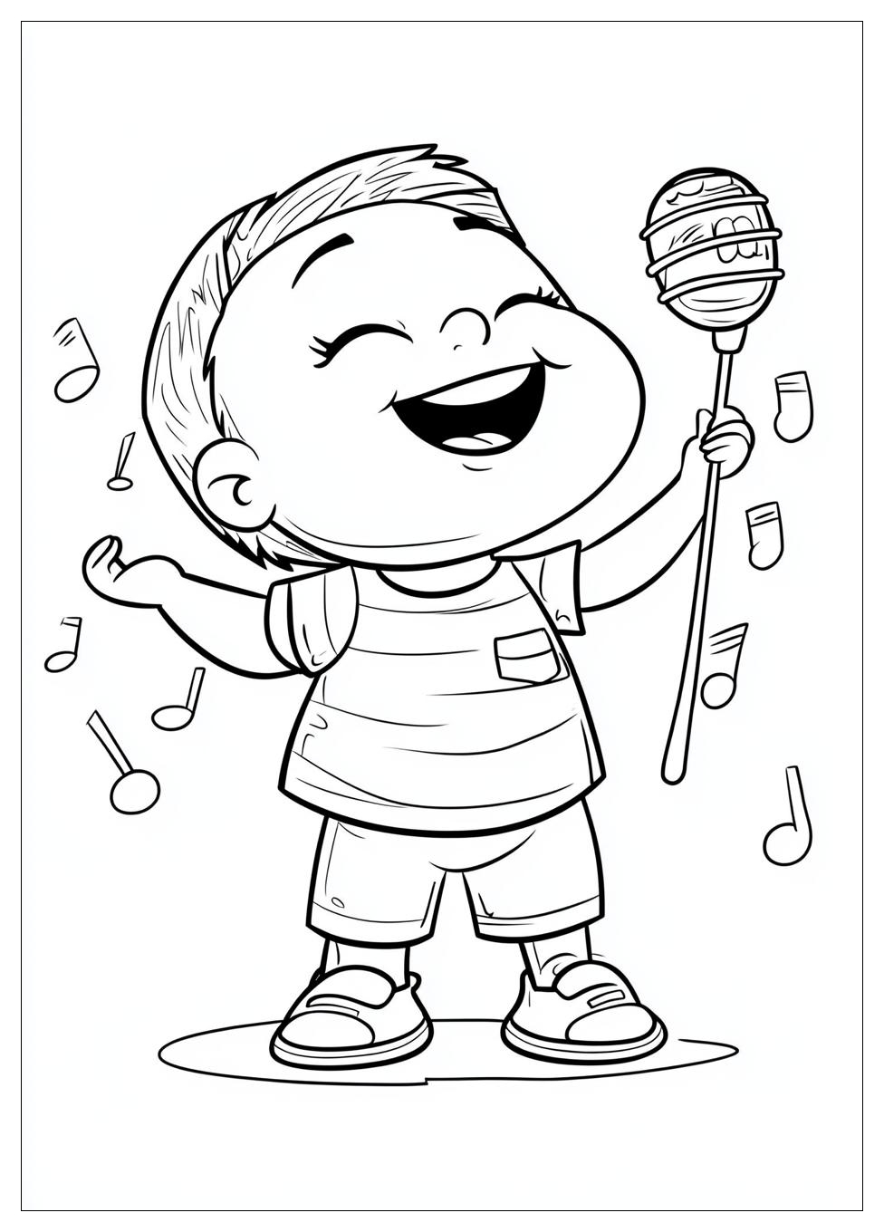 Sing Coloring Pages-1
