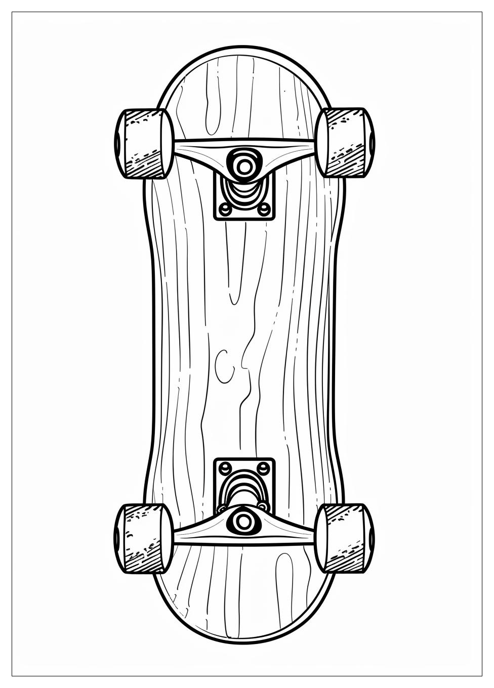Skateboard Coloring Pages-12