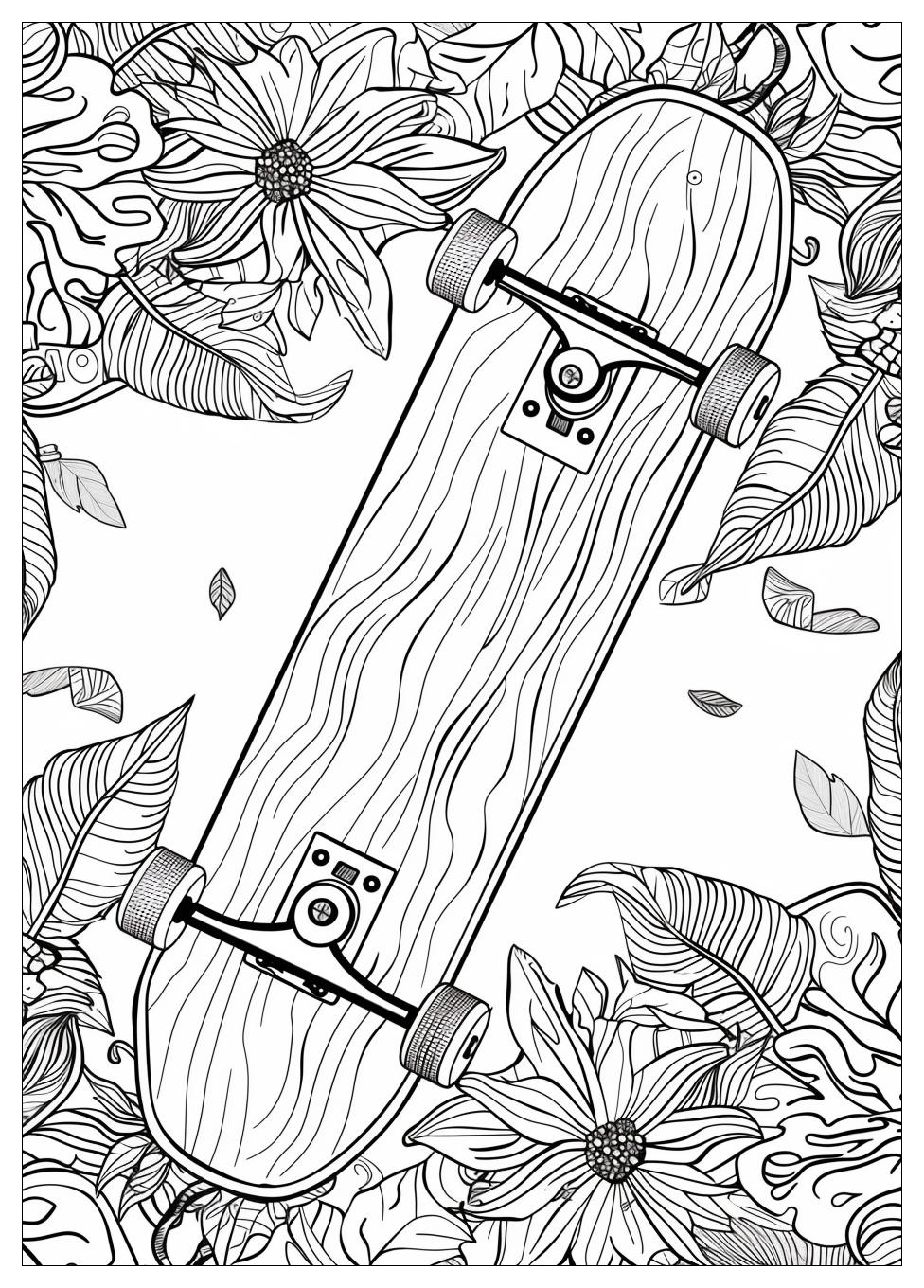 Skateboard Coloring Pages-13