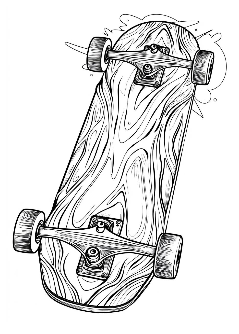 Skateboard Coloring Pages-14
