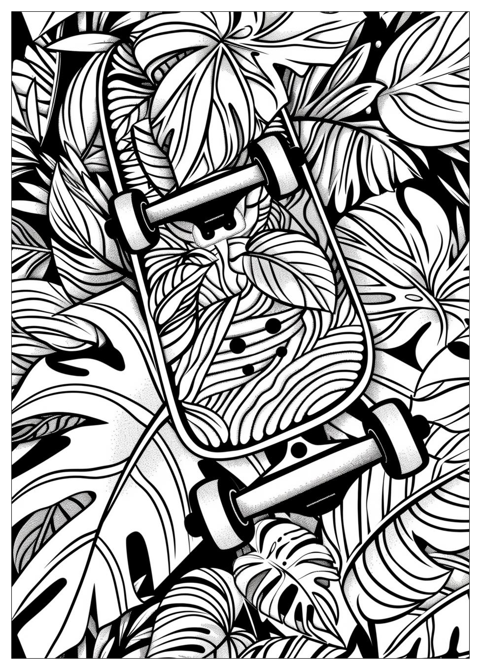 Skateboard Coloring Pages-15