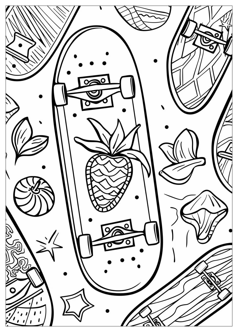 Skateboard Coloring Pages-17