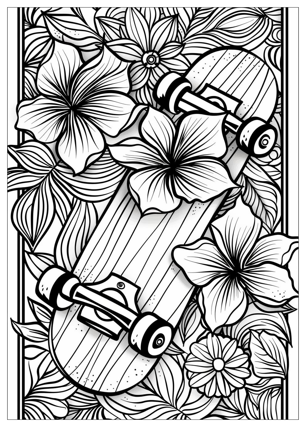 Skateboard Coloring Pages-18