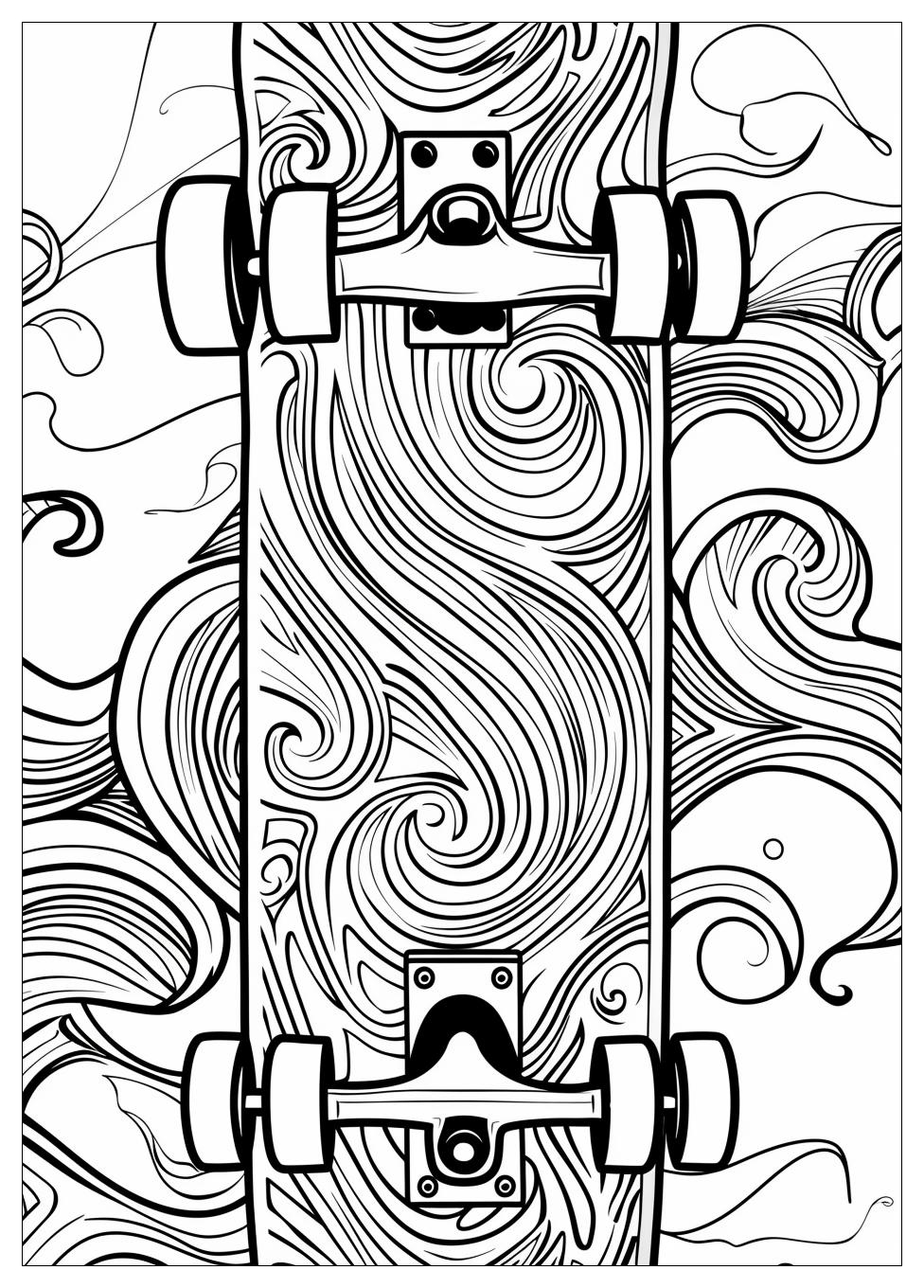 Skateboard Coloring Pages-19