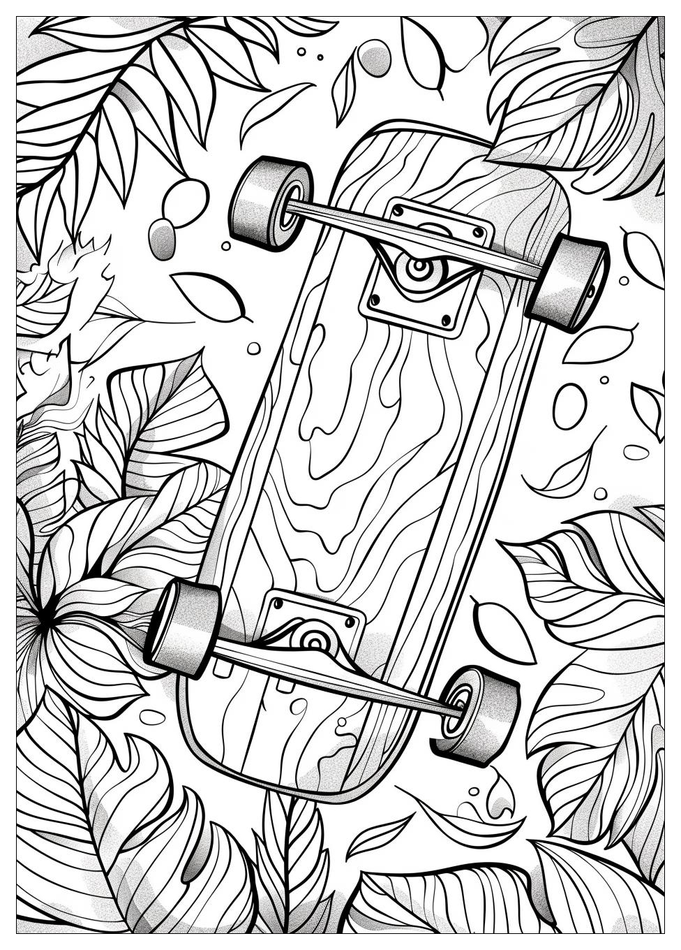 Skateboard Coloring Pages-2