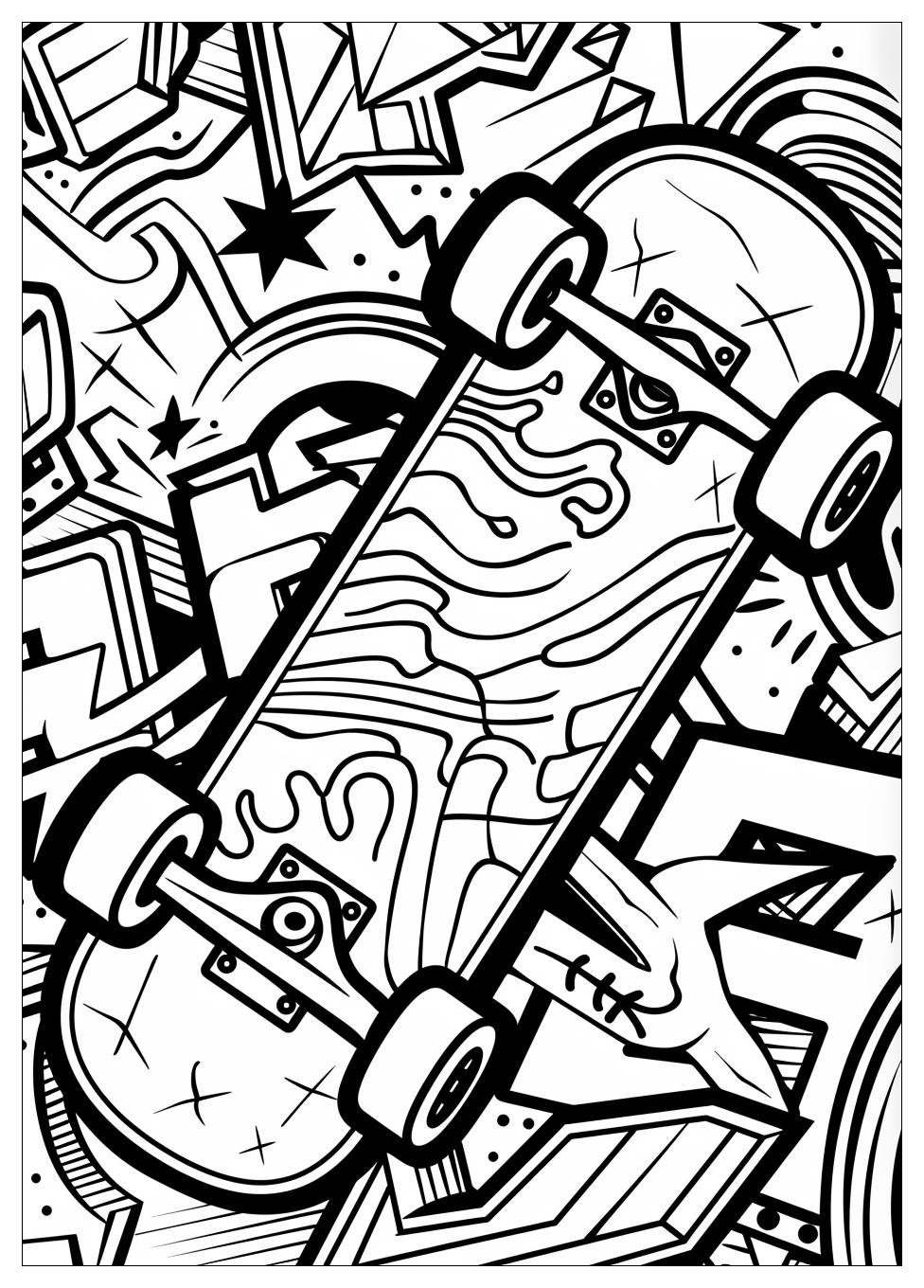 Skateboard Coloring Pages-3