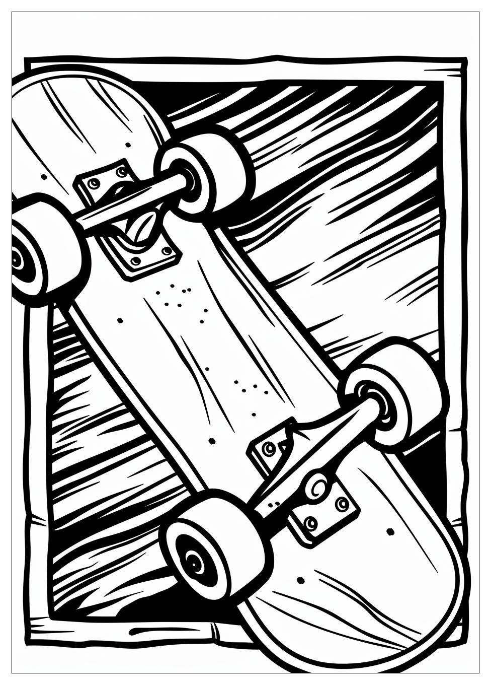 Skateboard Coloring Pages-4