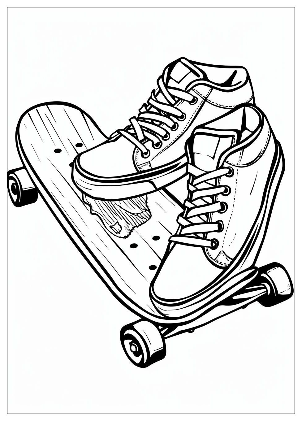 Skateboard Coloring Pages-5
