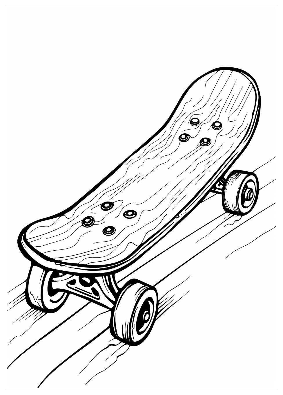 Skateboard Coloring Pages-9
