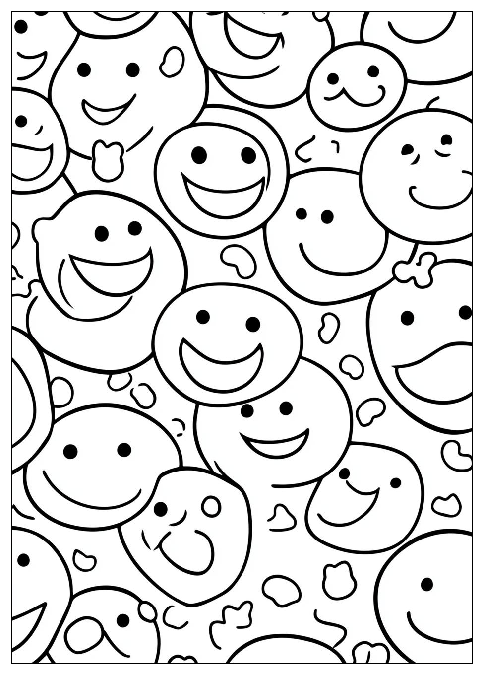 Smiley Face Coloring Pages-18