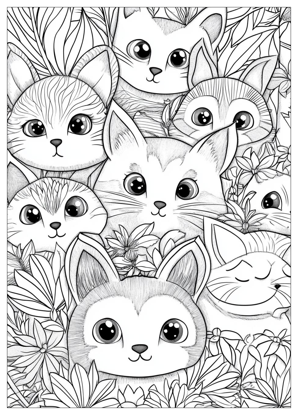 Smiling Critters Coloring Pages-18