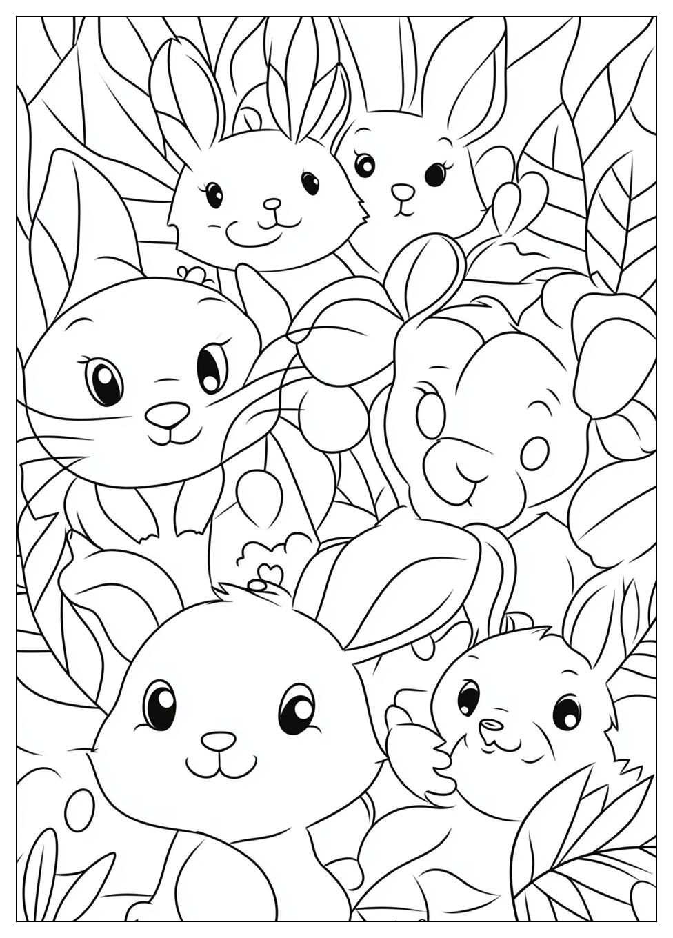 Smiling Critters Coloring Pages-2