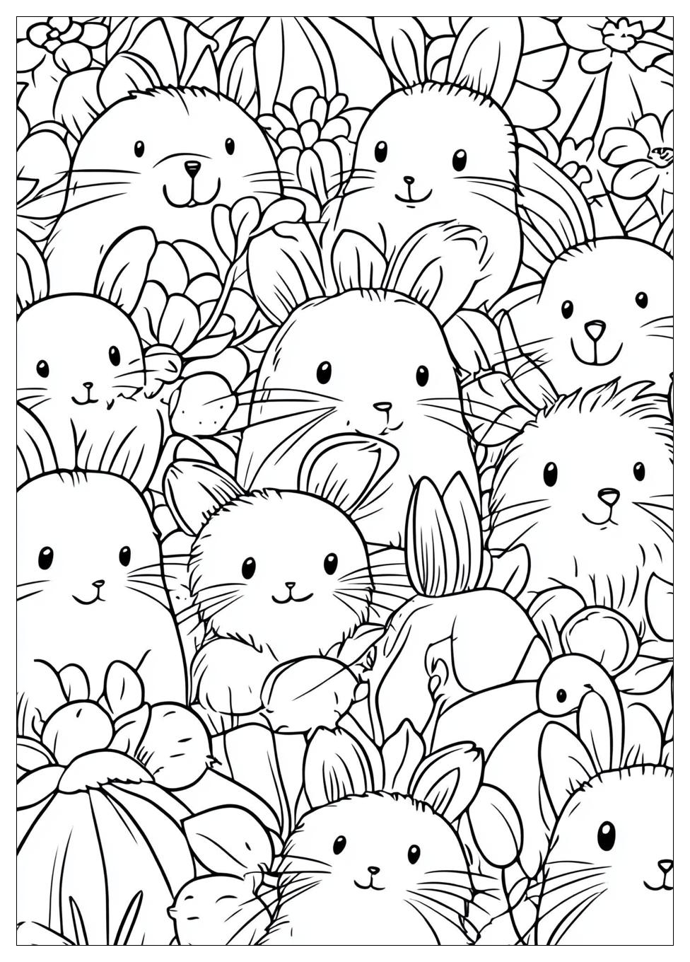 Smiling Critters Coloring Pages-4