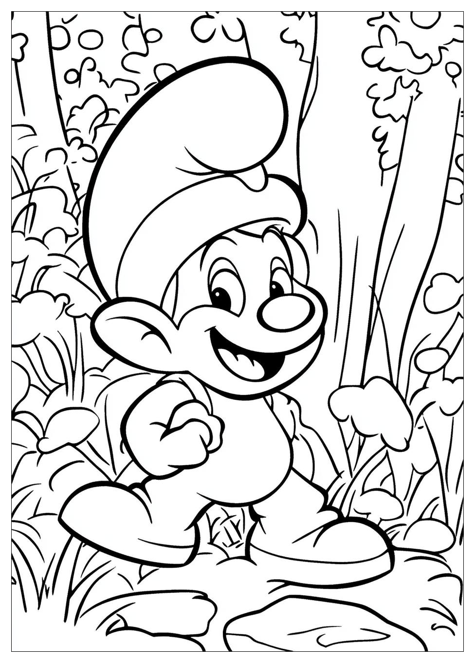 Smurf Coloring Pages-16