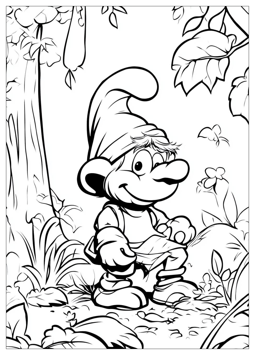Smurf Coloring Pages-17