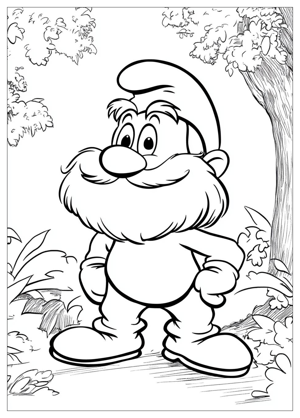 Smurf Coloring Pages-19