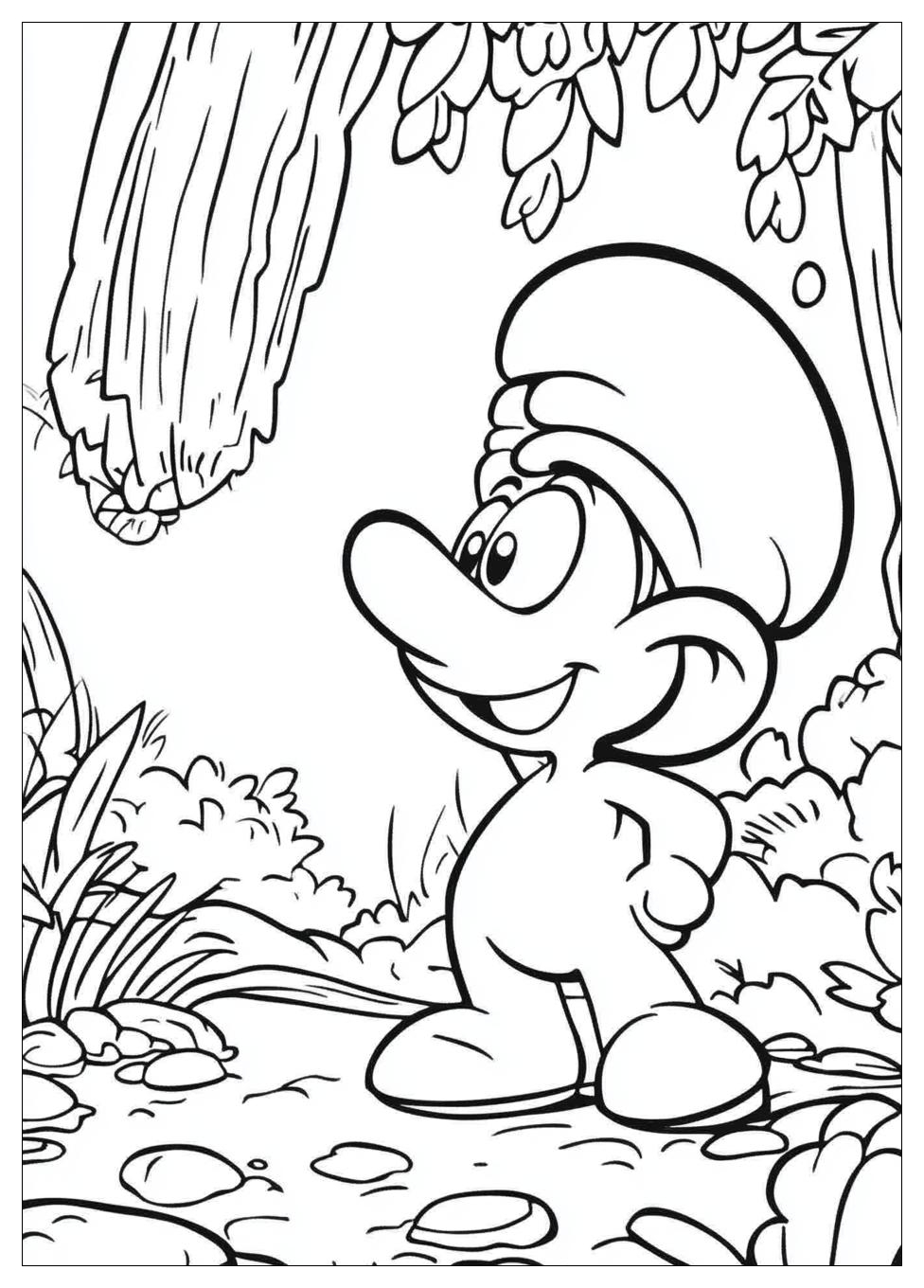 Smurf Coloring Pages-3