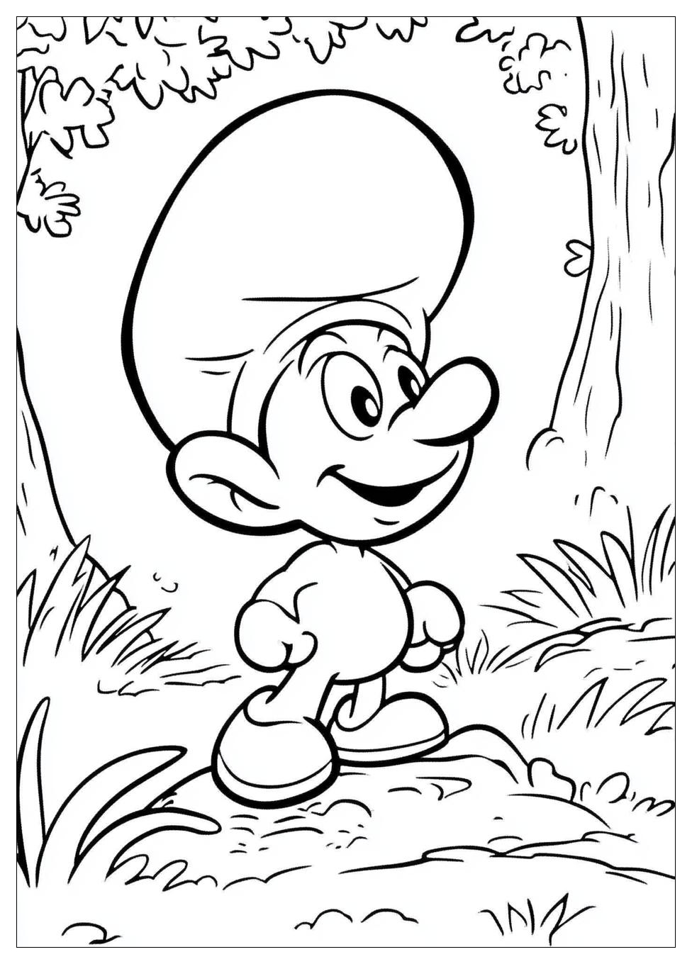 Smurf Coloring Pages-5