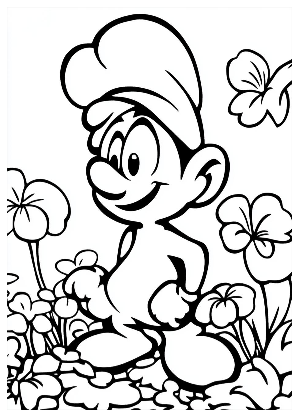 Smurf Coloring Pages-8