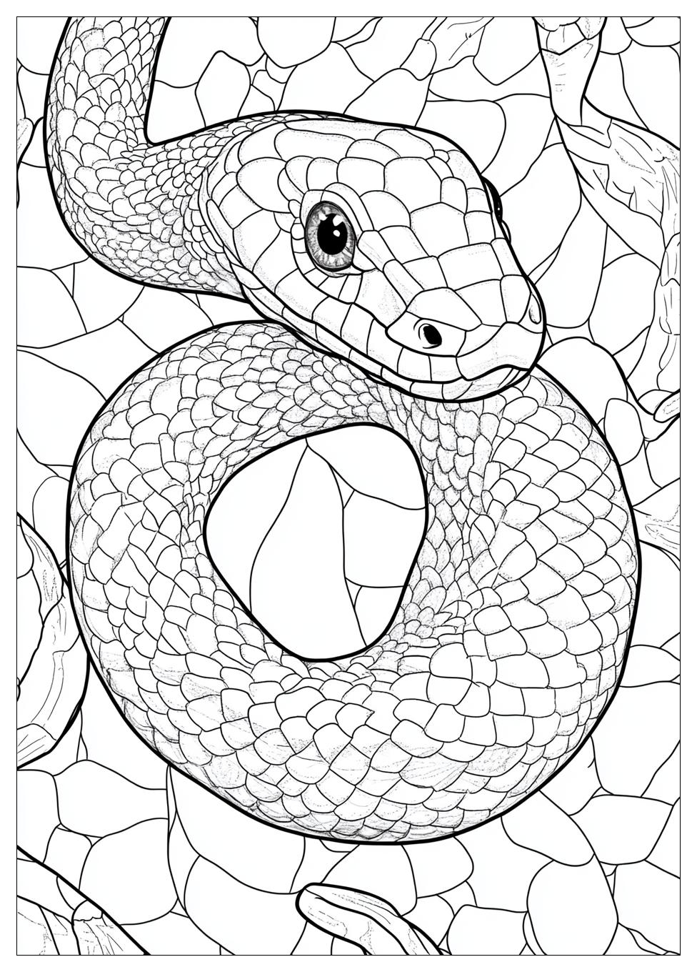 Snake Coloring Pages-1