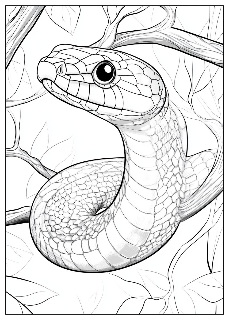 Snake Coloring Pages-11