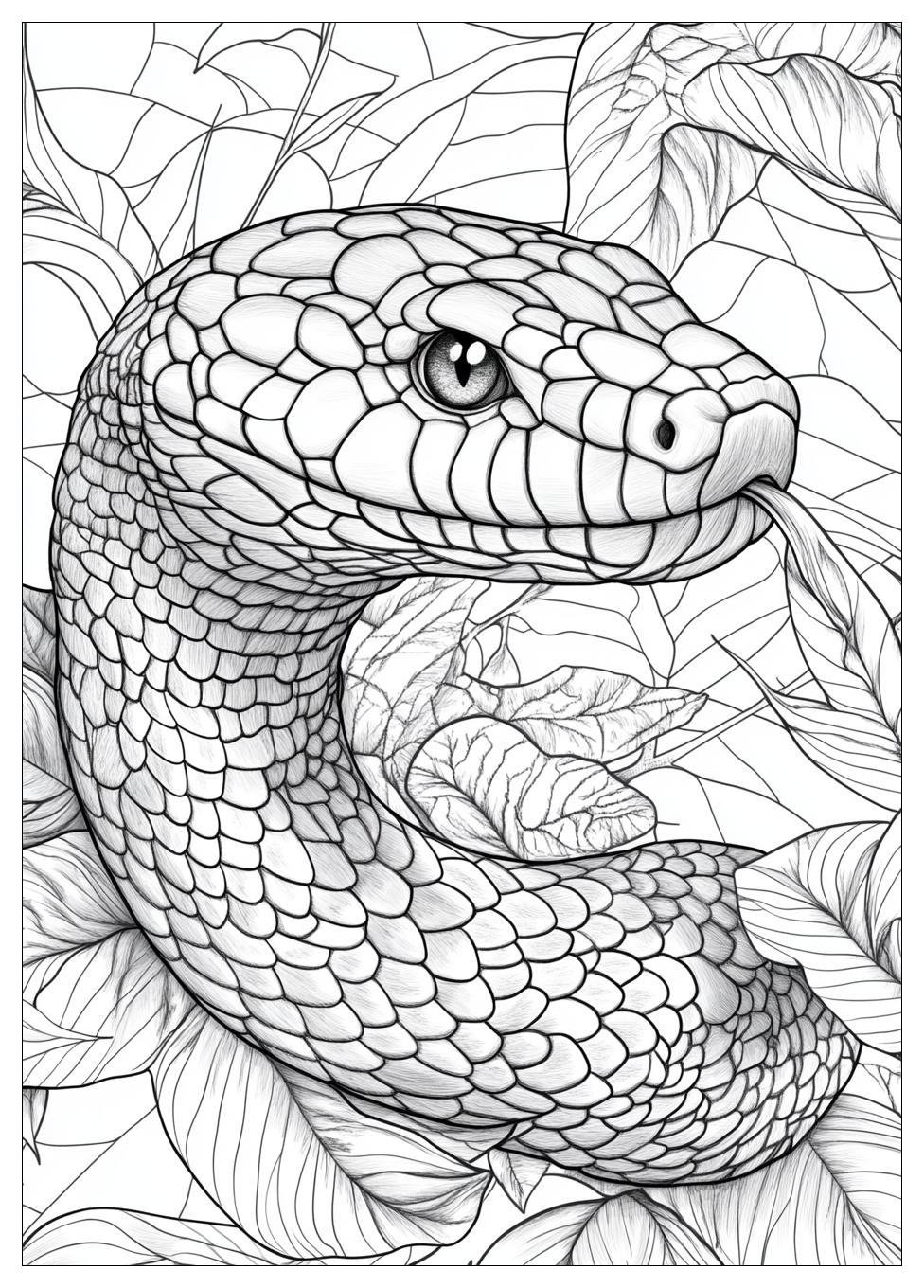 Snake Coloring Pages-13