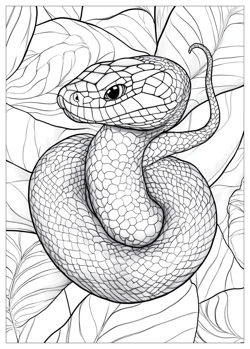 Snake Coloring Pages-15