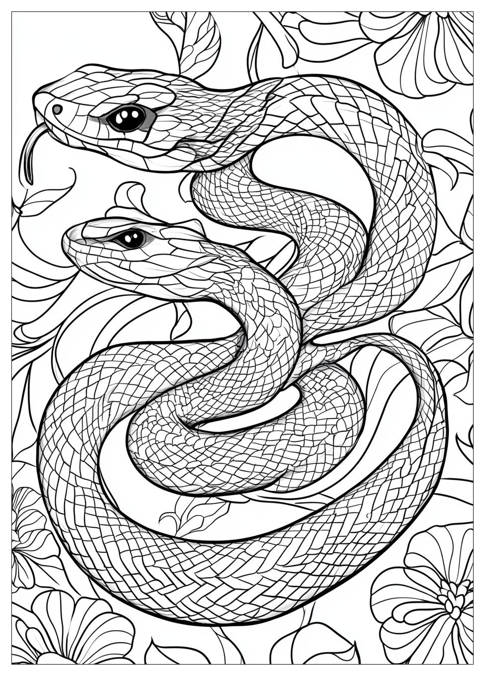 Snake Coloring Pages-16