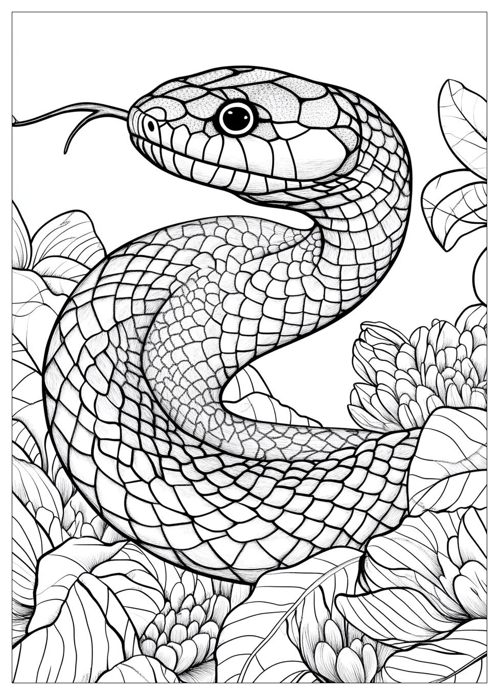 Snake Coloring Pages-19