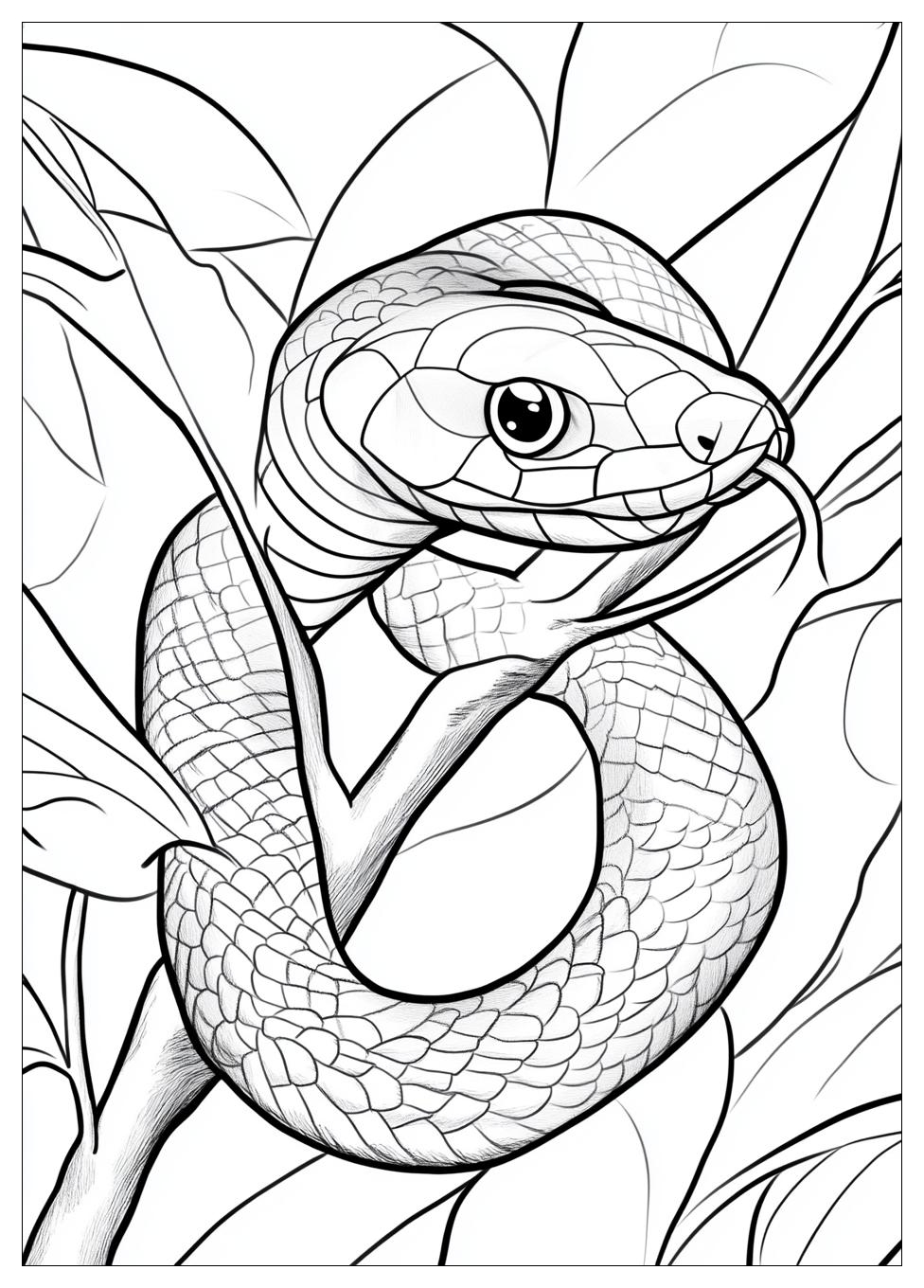Snake Coloring Pages-4