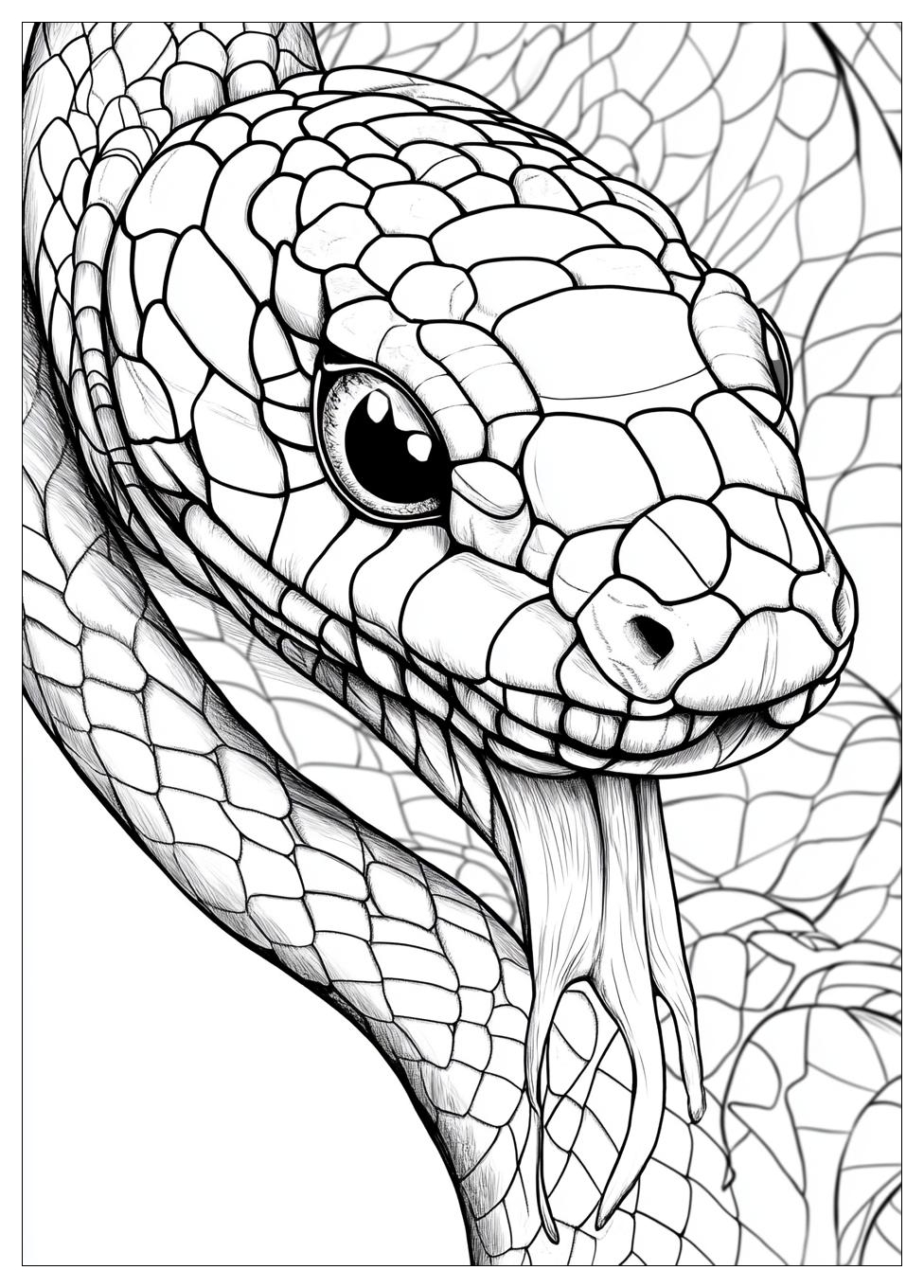 Snake Coloring Pages-5