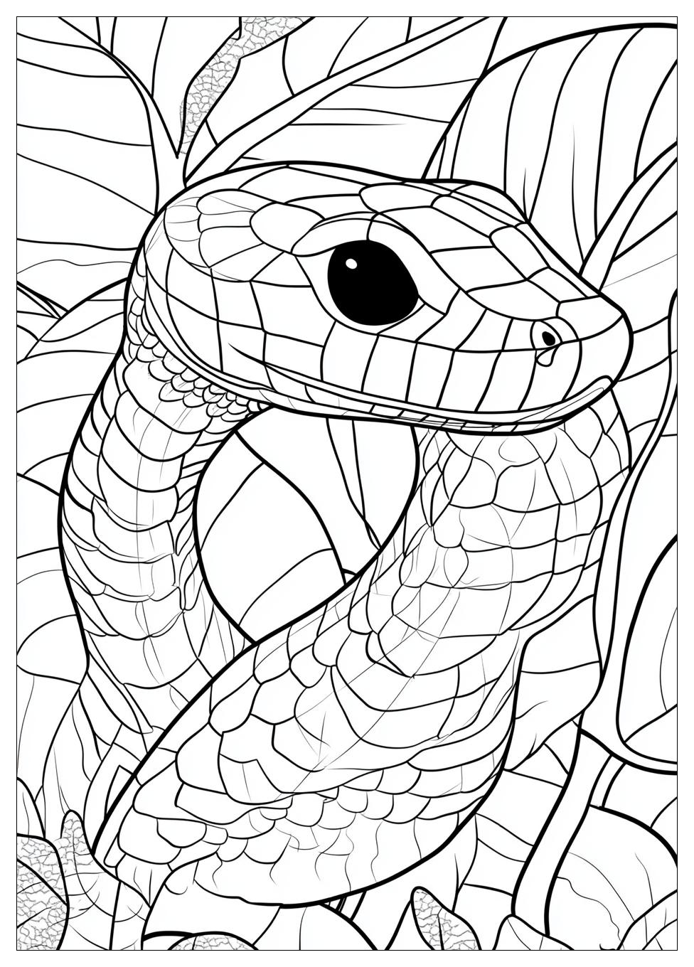 Snake Coloring Pages-6