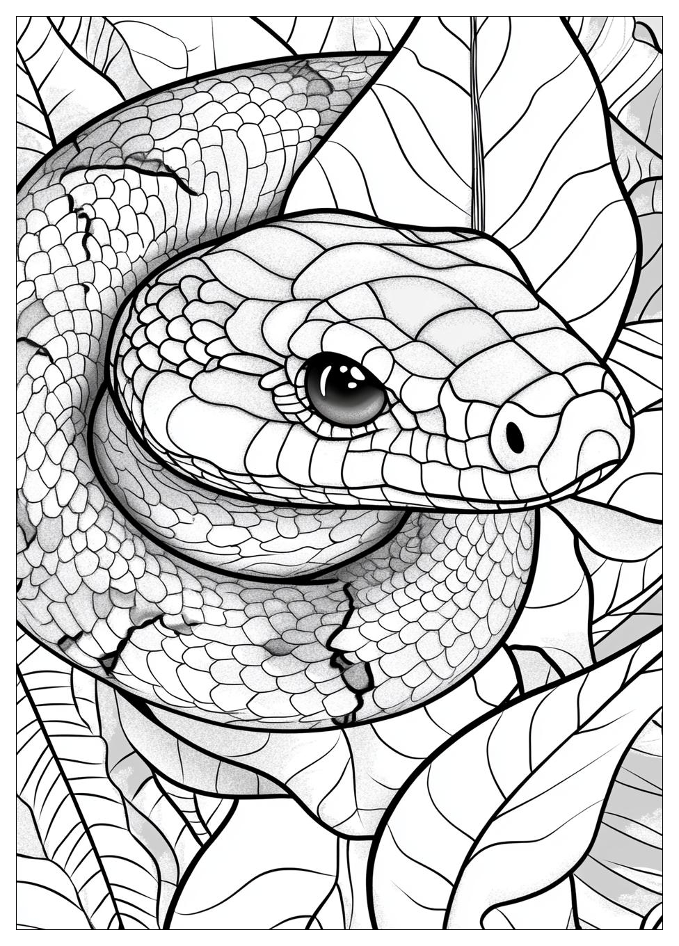 Snake Coloring Pages-7