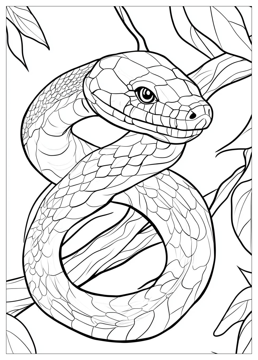 Snake Coloring Pages-8