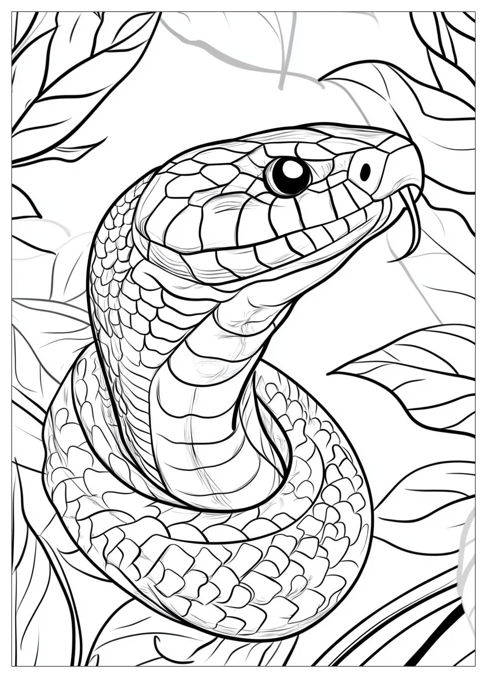 Snake Coloring Pages-9