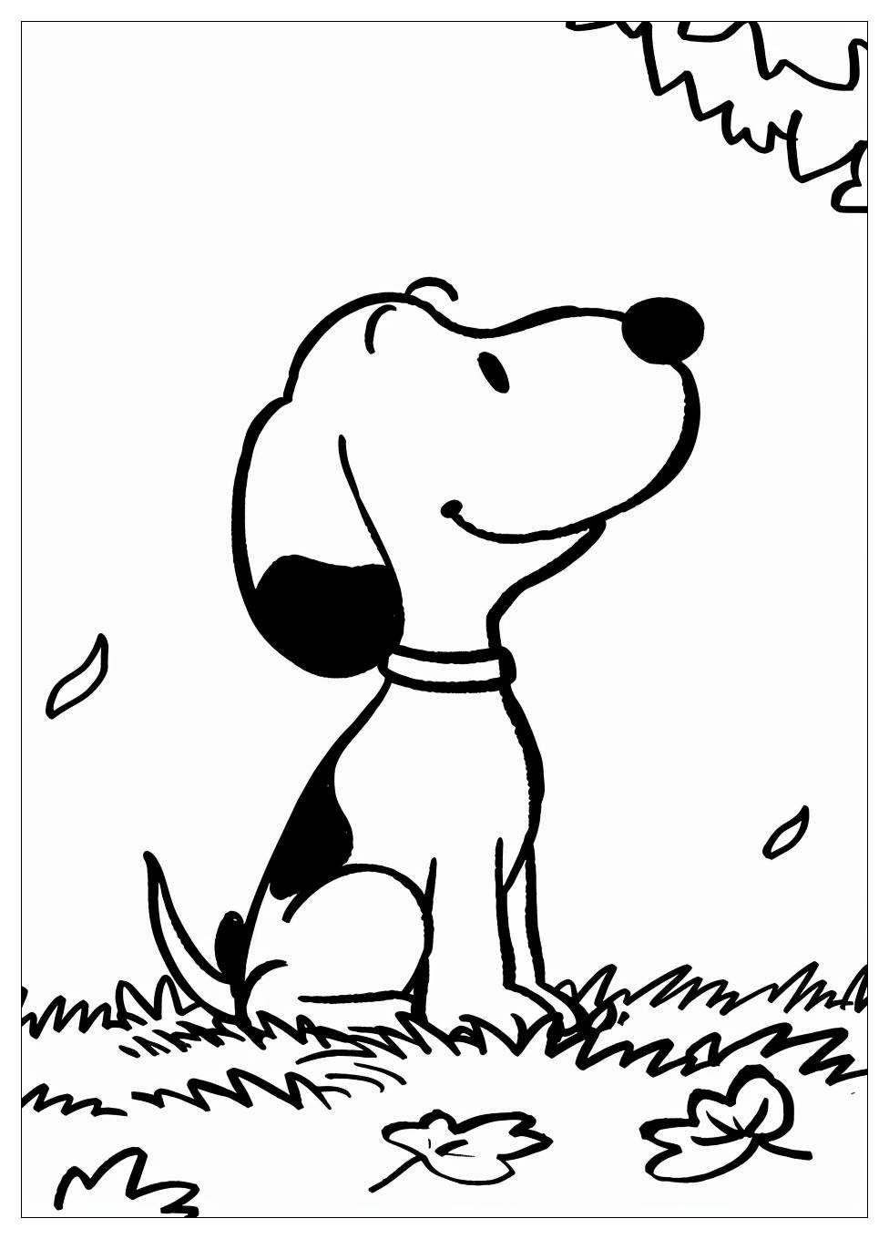 Snoopy Coloring Pages-10