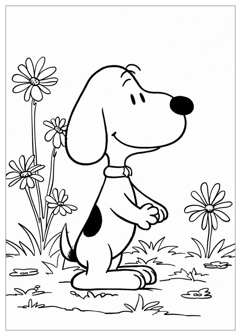 Snoopy Coloring Pages-11