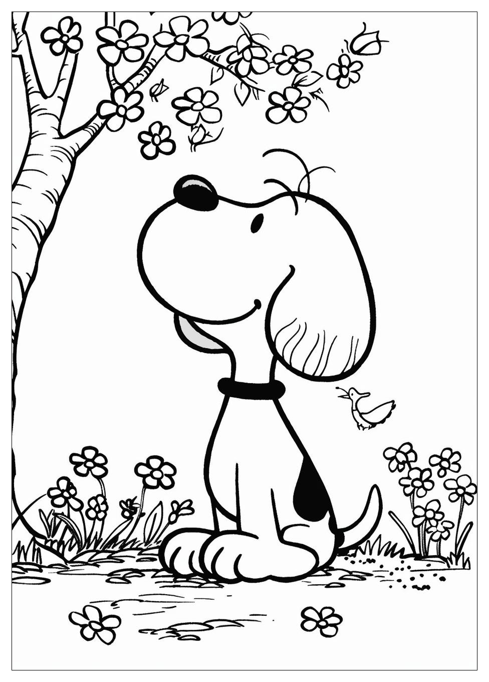 Snoopy Coloring Pages-14